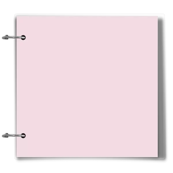 Vlastní návrh Plexi album se sponami