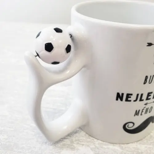 Futbalová lopta na ušku