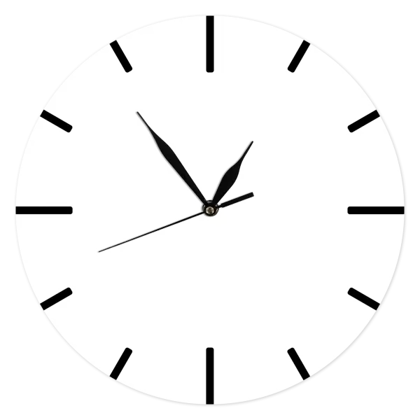 Vlastní návrh Plexi nástěnné hodiny