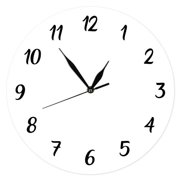 Vlastní návrh Plexi nástěnné hodiny