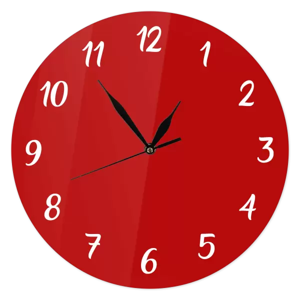 Vlastní návrh Plexi nástěnné hodiny