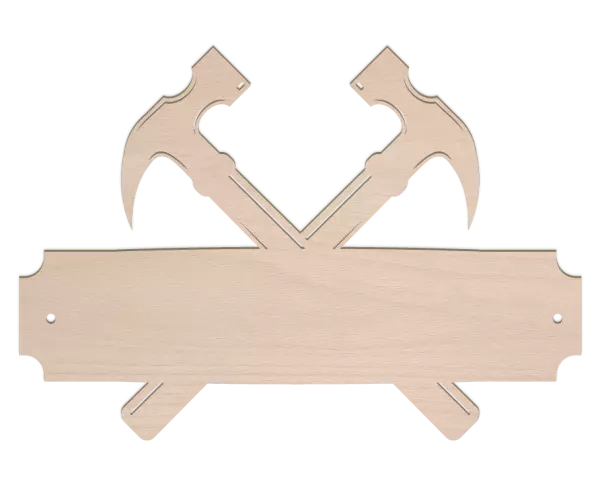 Vlastní návrh Dřevěná cedulka