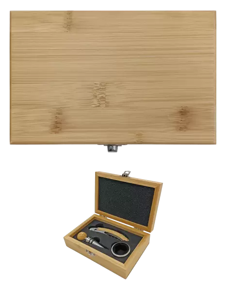 Vlastní návrh Sada k vínu dřevěná