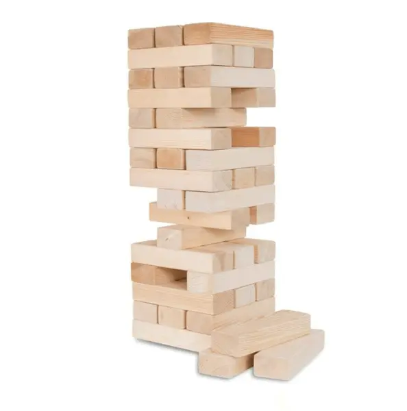 Vlastní návrh Jenga dřevěná věž v krabičce