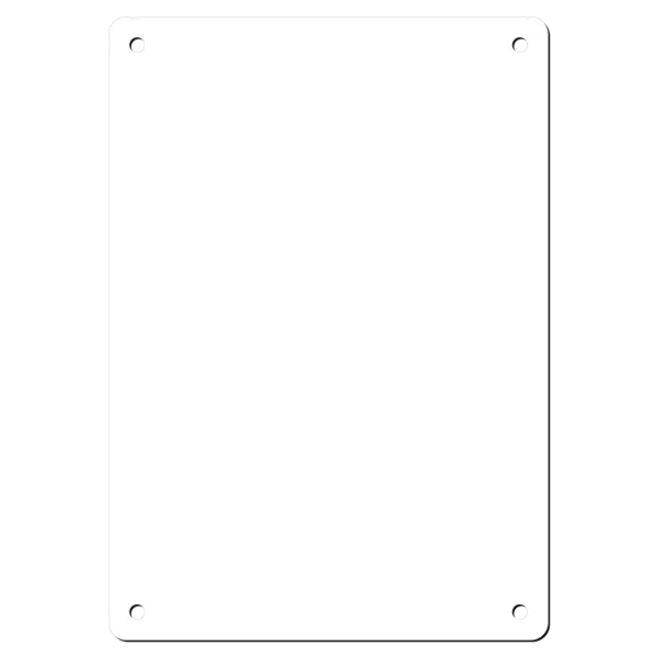 Vlastní návrh Kovová cedulka