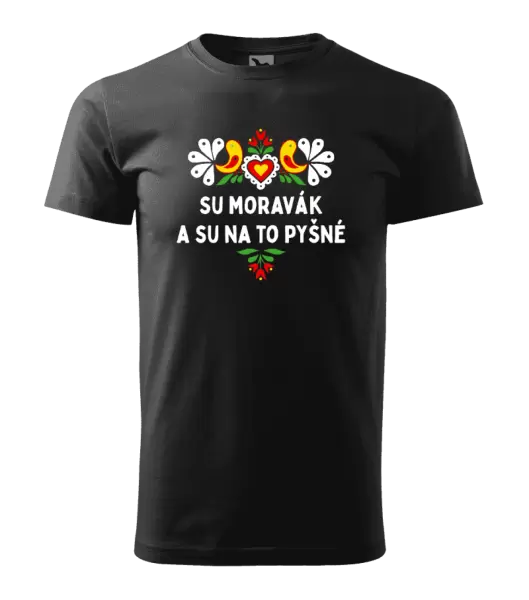 Pánské tričko Su Moravák a su na to pyšné.