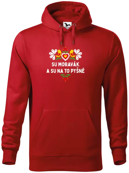 Pánská mikina Su Moravák a su na to pyšné.