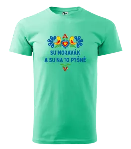 Pánské tričko Malfini Basic Su Moravák a su na to pyšné.