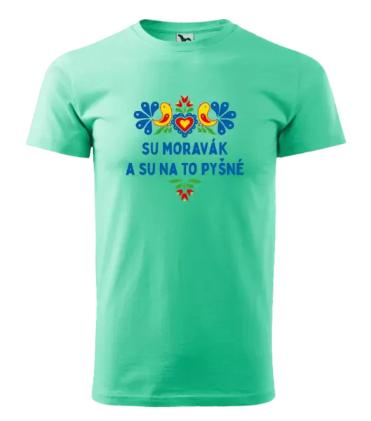Pánské tričko Su Moravák a su na to pyšné.