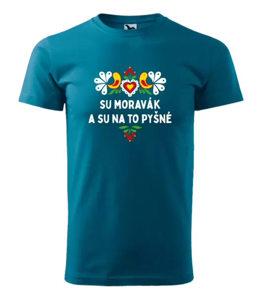 Pánské tričko Su Moravák a su na to pyšné.