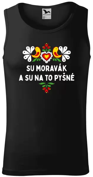 Pánské tílko Su Moravák a su na to pyšné.