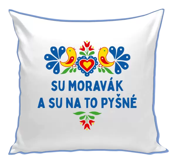 Polštář Su Moravák a su na to pyšné.