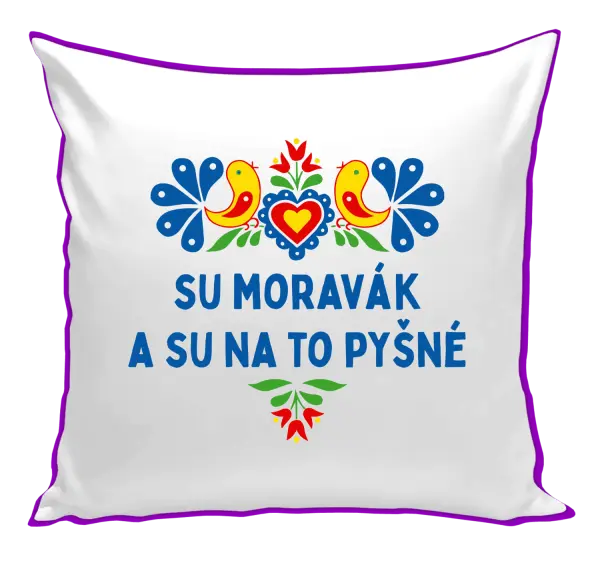Polštář Su Moravák a su na to pyšné.