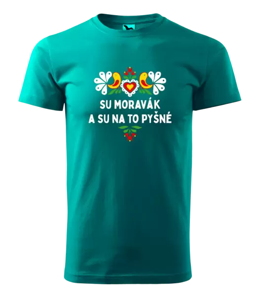 Pánské tričko Su Moravák a su na to pyšné.