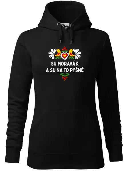 Dámská mikina Su Moravák a su na to pyšné.