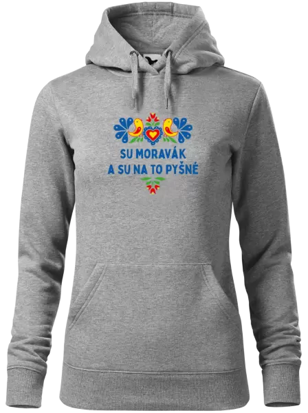 Dámská mikina Su Moravák a su na to pyšné.