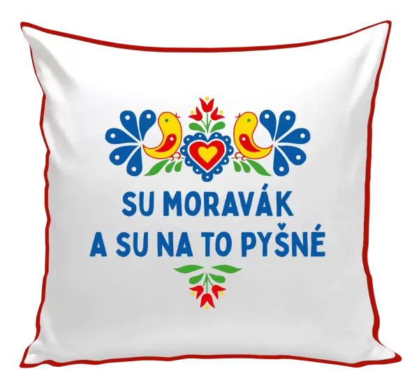 Polštář Su Moravák a su na to pyšné.