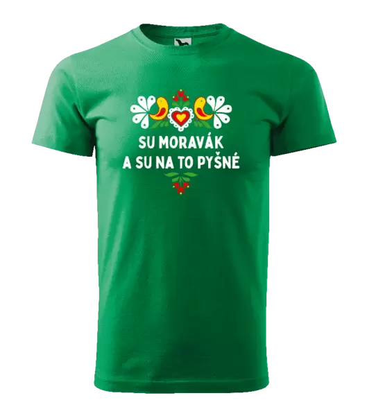 Pánské tričko Su Moravák a su na to pyšné.