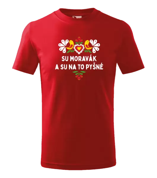 Dětské tričko Su Moravák a su na to pyšné.