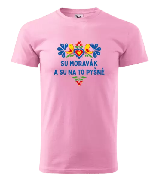 Pánské tričko Su Moravák a su na to pyšné.