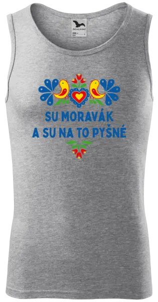 Pánské tílko Su Moravák a su na to pyšné.