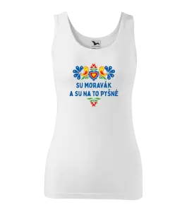 Dámské tílko Su Moravák a su na to pyšné.