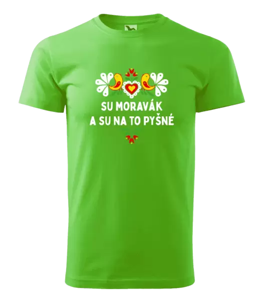 Pánské tričko Su Moravák a su na to pyšné.