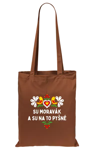 Látková taška Su Moravák a su na to pyšné.