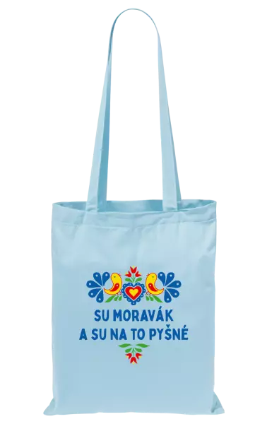 Látková taška Su Moravák a su na to pyšné.