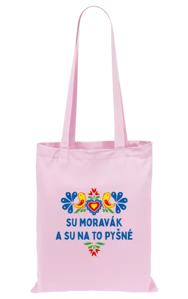 Látková taška Su Moravák a su na to pyšné.