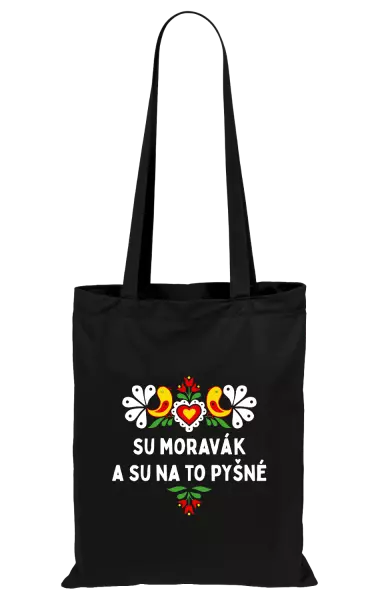 Látková taška Su Moravák a su na to pyšné.