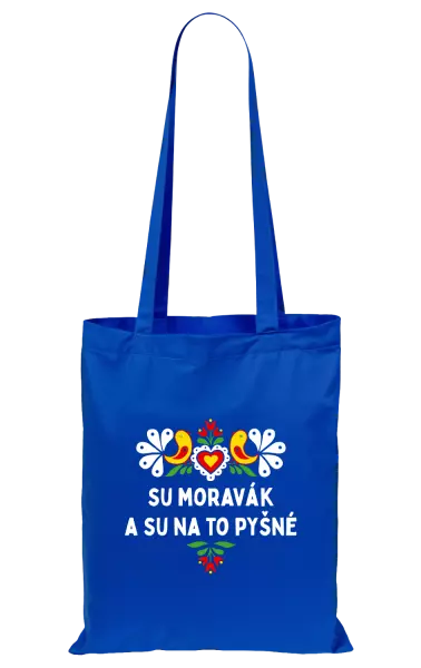 Látková taška Su Moravák a su na to pyšné.