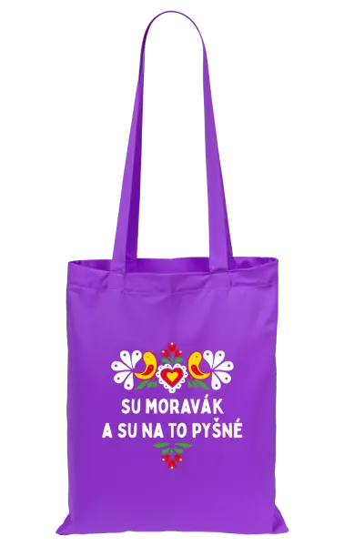Látková taška Su Moravák a su na to pyšné.