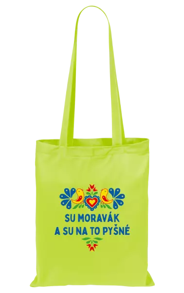 Látková taška Su Moravák a su na to pyšné.