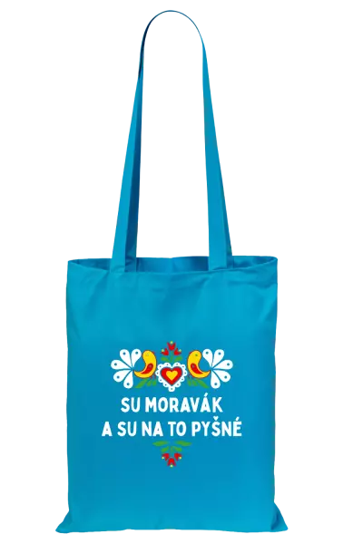 Látková taška Su Moravák a su na to pyšné.