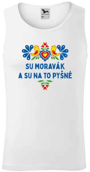 Pánské tílko Su Moravák a su na to pyšné.