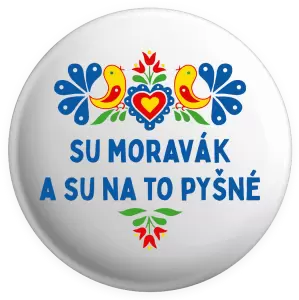 Placka Su Moravák a su na to pyšné.