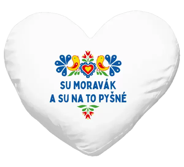 Polštář Su Moravák a su na to pyšné.
