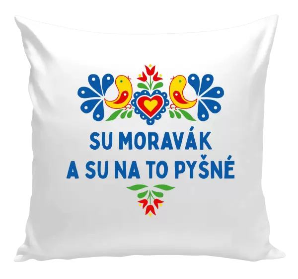 Polštář Su Moravák a su na to pyšné.