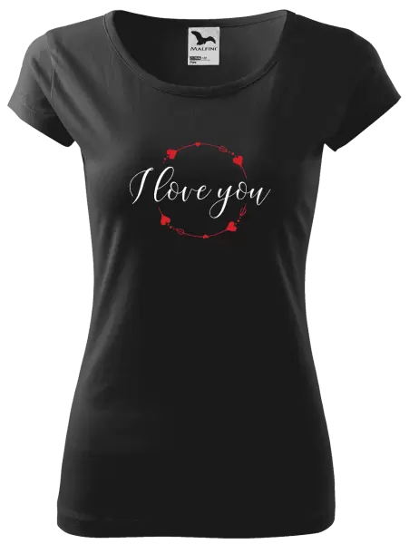 Dámske tričko I love you