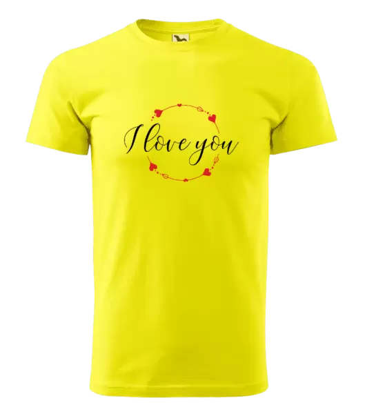 Pánske tričko I love you