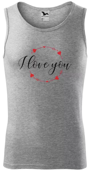 Pánske tielko I love you