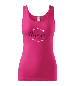 Dámske tielko I love you