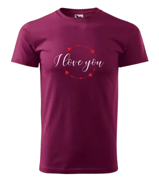 Pánske tričko I love you