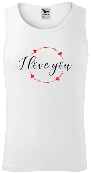 Pánské tílko I love you