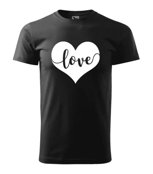 Pánske tričko Love in heart