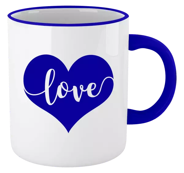 Hrnek Love in heart