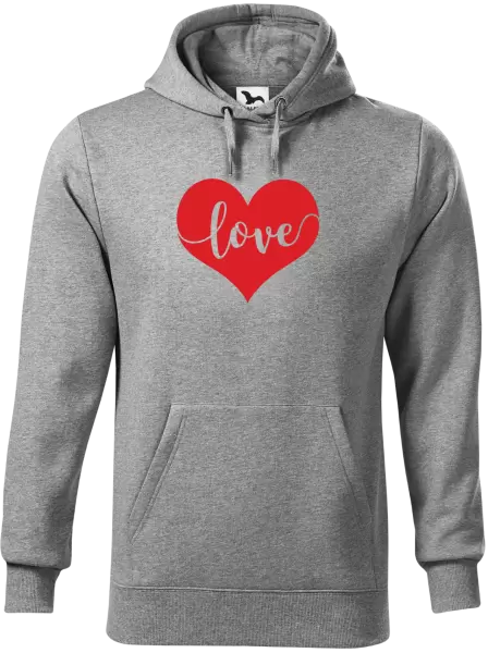Pánská mikina Love in heart