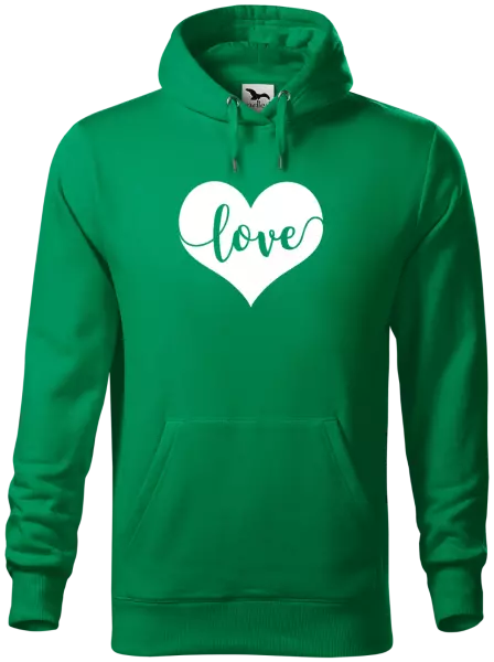 Pánska mikina Love in heart