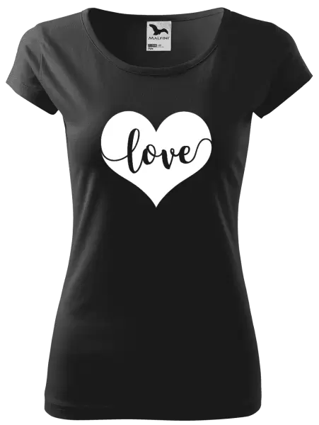 Dámské tričko Love in heart